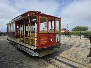 Cable car w San Francisco w Kalifornii