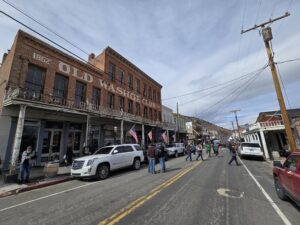 Virginia City Nevada podczas obchodów Dnia Świętego Patryka